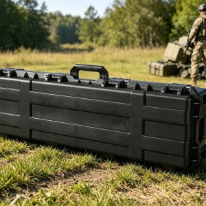 Waterproof Shockproof Long Gun Case, Firearm Storage Box